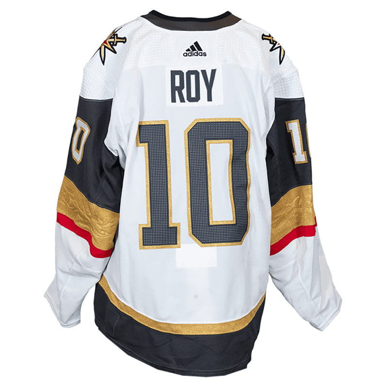 10 nicolas roy game worn stanley cup final away jersey sc142 371