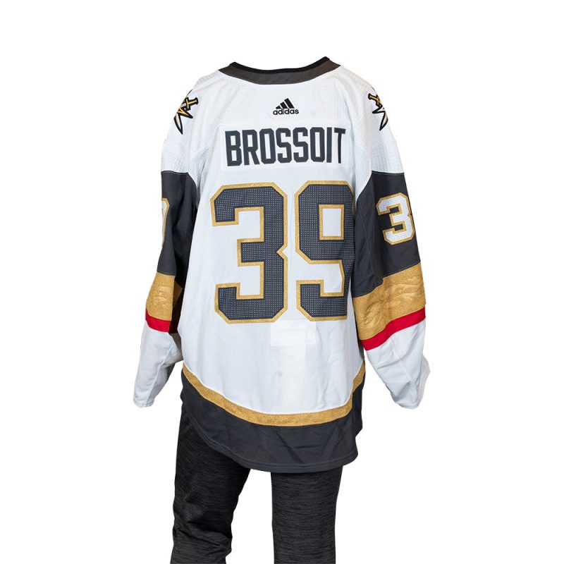 39 laurent brossoit game issued stanley cup final away jersey sc164 648