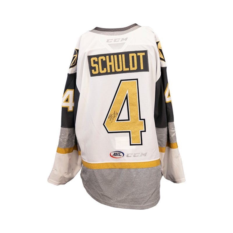 4 jimmy schuldt game worn signed white jersey 623