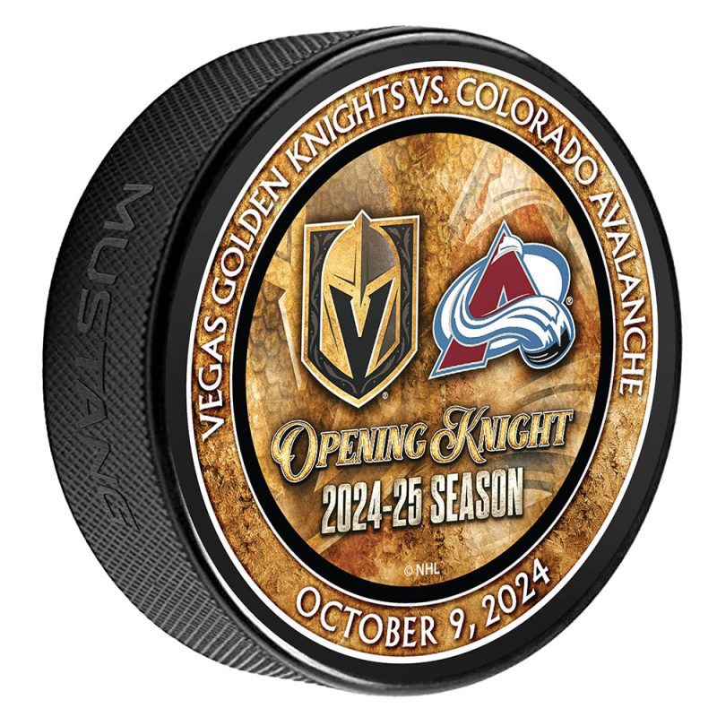 col vs vgk opening knight puck 10 9 2024 673