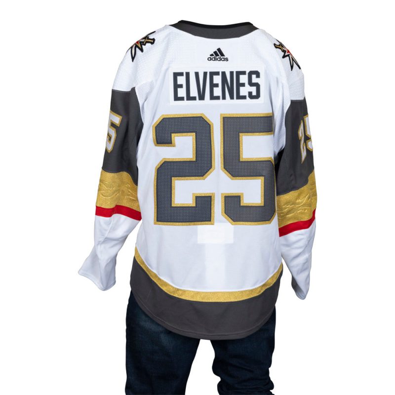 game issued 25 lucas elvenes 2021 2022 preseason set 17028 jersey 734