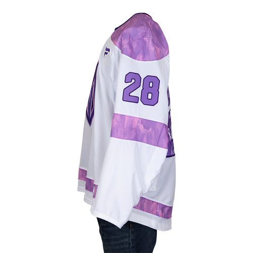 game issued 28 tanner laczynski 2024 25 hfc jersey 17990 943