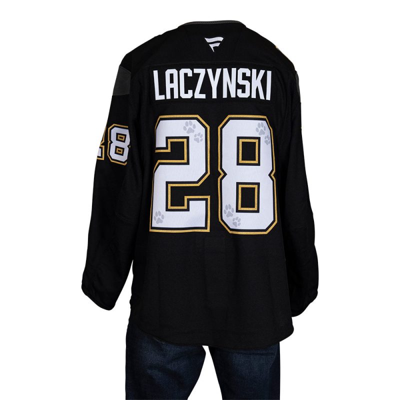 game issued 28 tanner laczynski 2024 25 vgk9 jersey 17994 108