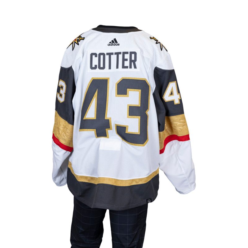 game issued 43 paul cotter 2023 2024 stanley cup playoff jersey 16878 425