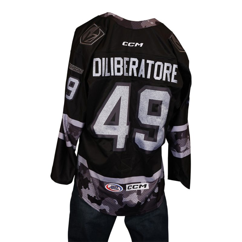 game issued 49 peter diliberatore 2022 2023 military knight jersey 234 503