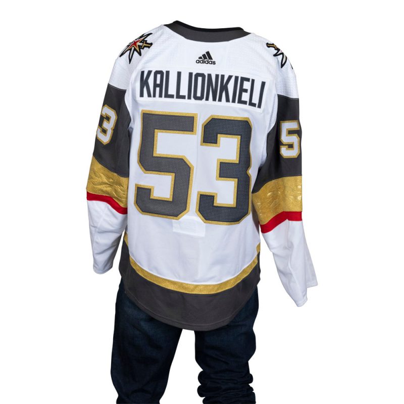 game issued 53 marcus kallionkelli 2021 2022 preseason set 17012 jersey 200