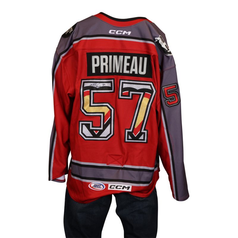 game issued 57 mason primeau 2022 2023 donate life jersey 289 397