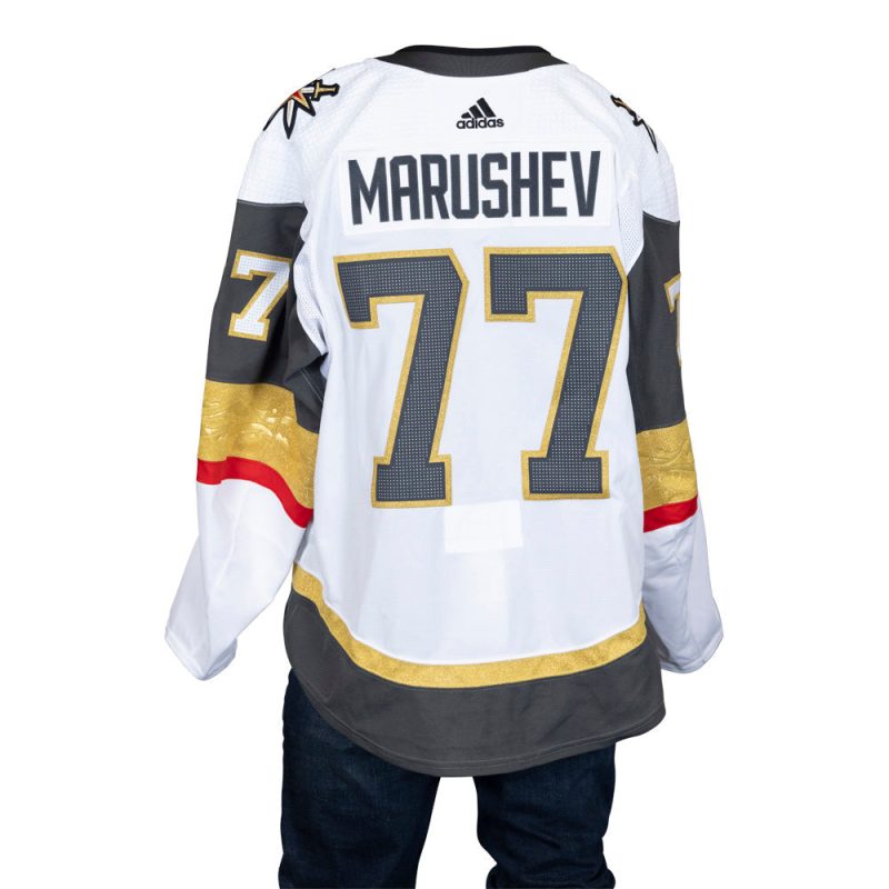 game issued 77 maxim marushev 2021 2022 preseason set 17053 jersey 416