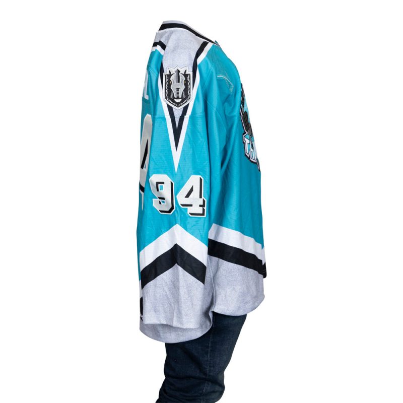 game issued 94 brayden pachal 2023 2024 thunder knight jersey 356 171