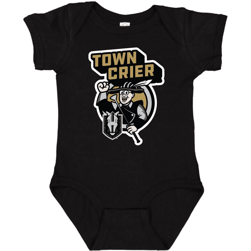 henderson silver knights town crier infant creeper onesie 379