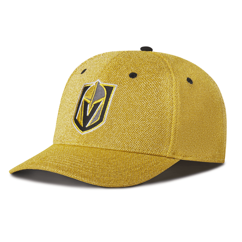 vegas golden knights curved bill jersey cap gold osfm headwear 486