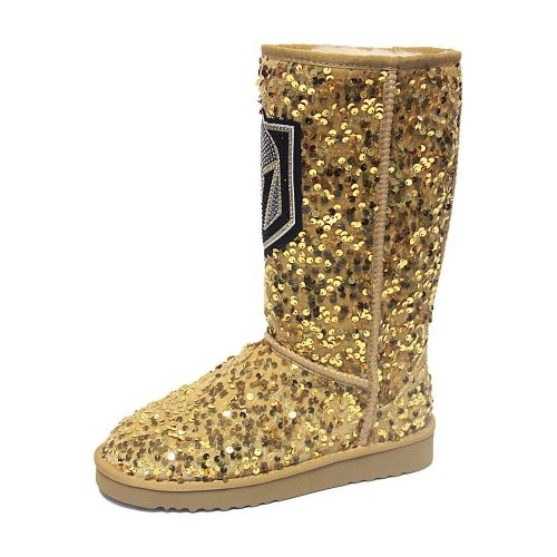 vegas golden knights knee high sequin boots 804