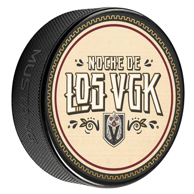 vegas golden knights noche de losvgk puck 157