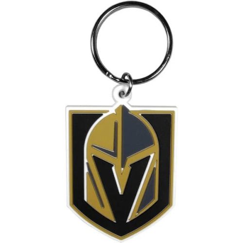 Vegas Golden Knights Primary Logo Rubber Keychain