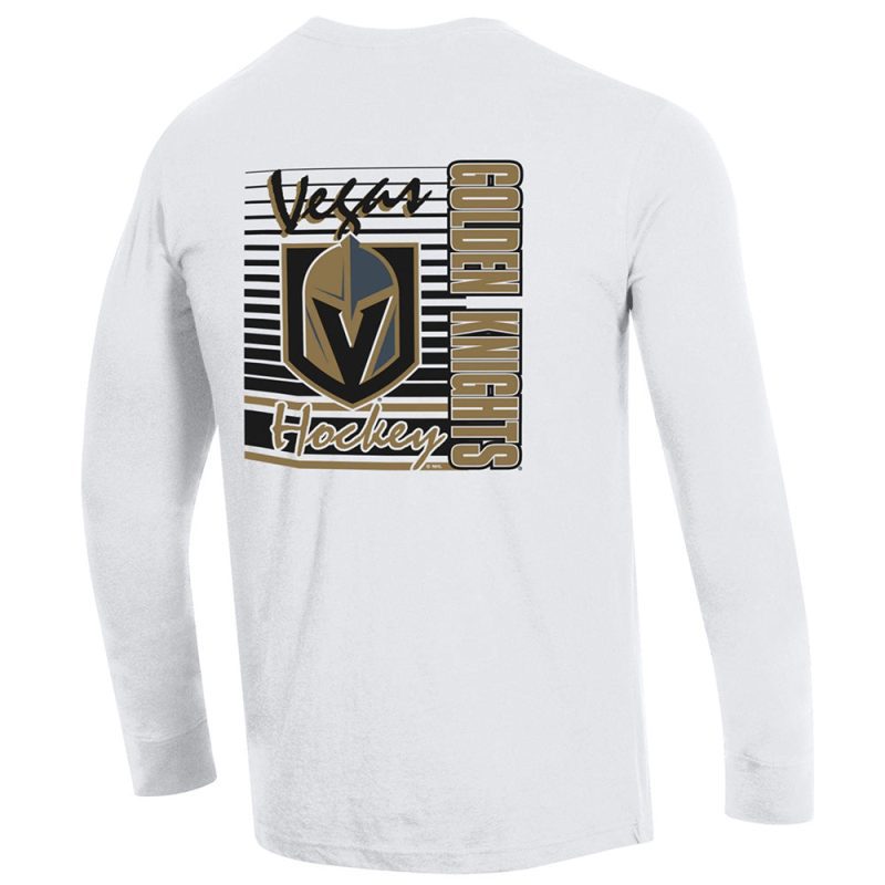 vegas golden knights team script 3 hit long sleeve tee shirt 345