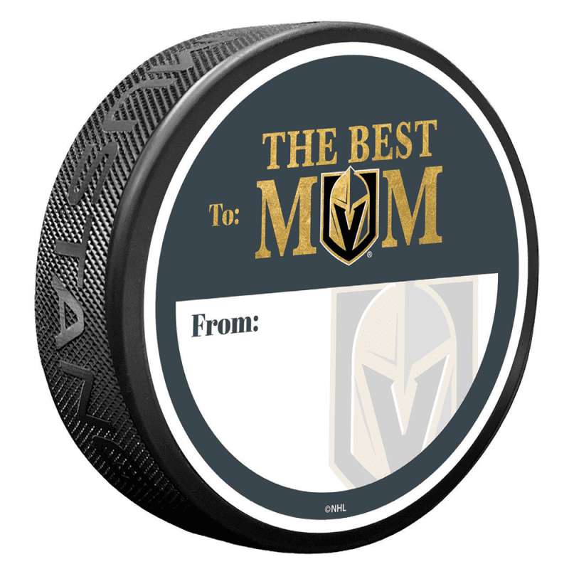 vegas golden knights the best mom signature puck team each 945