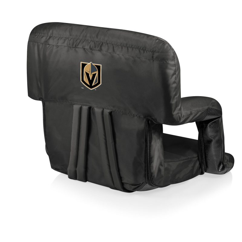 vegas golden knights ventura portable reclining stadium seat black outdoor 571