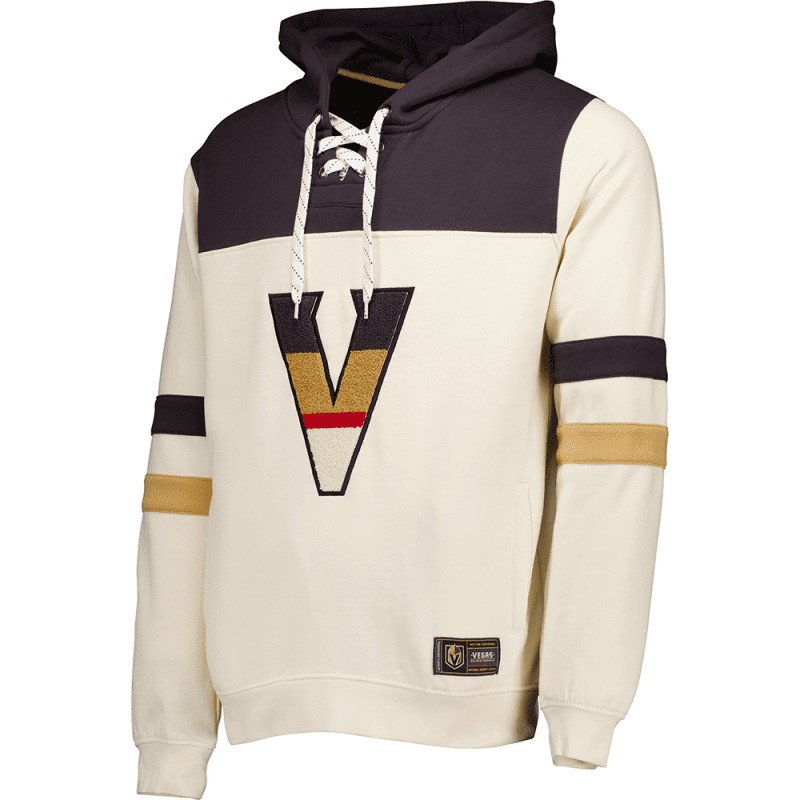 vegas golden knights vintage hockey stripe hoodie outerwear 941