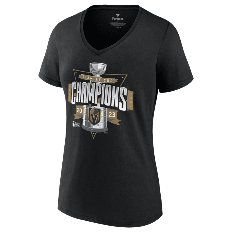 vegas golden knights womens 2023 stanley cup champions neutral zone black tee shirt 244