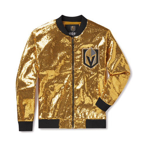 Vegas Golden Knights Women’s Primary Sequin Jacket - GOLD