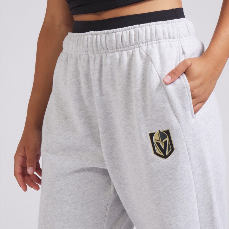 vegas golden knights womens scuba mid rise oversized jogger bottoms 672