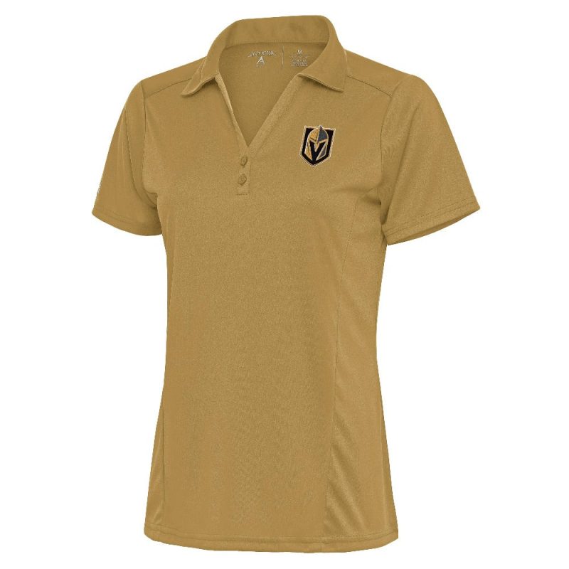 vegas golden knights womens tribute shield logo polo shirt 723