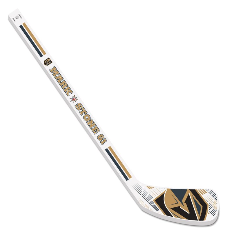 vegas golden knights wood splatter mark stone mini stick collectible 370