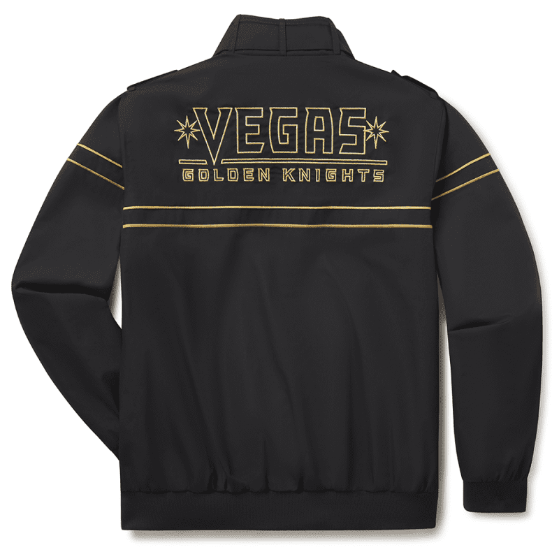 vegas golden knights wordmark members only jacket outerwear 480