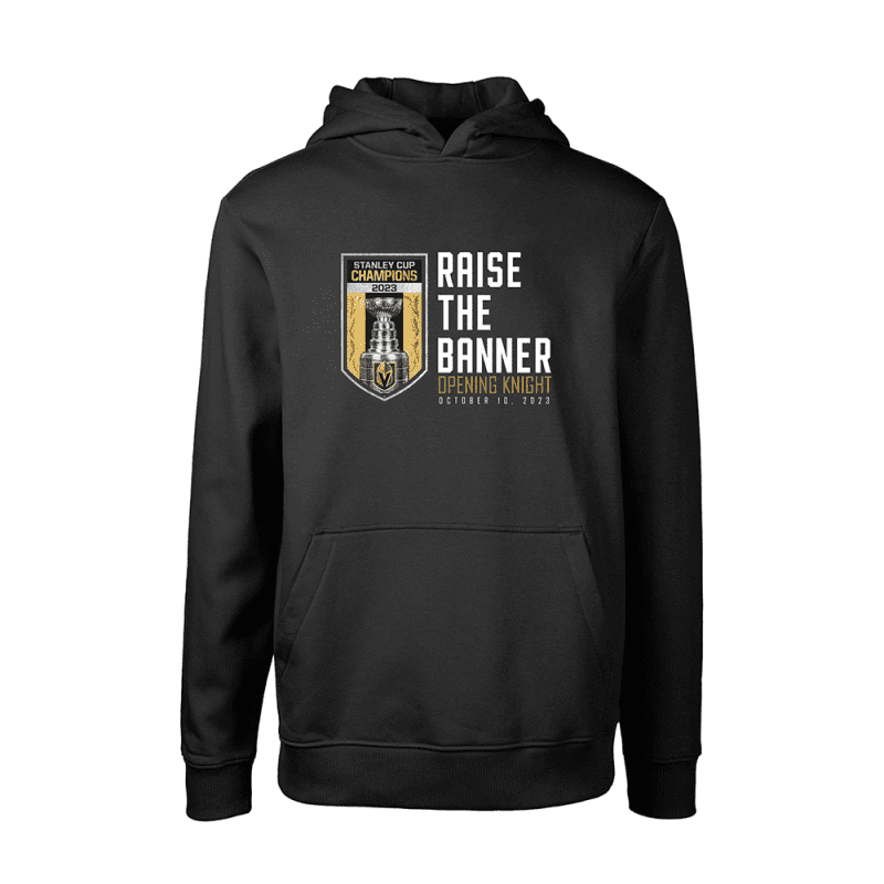 vegas golden knights youth banner raising hoodie outerwear 127