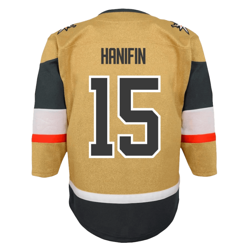 vegas golden knights youth premier noah hanifin home jersey 487