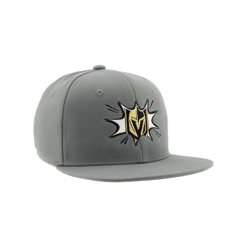 vegas golden knights youth primary bam snapback grey osfm headwear 950