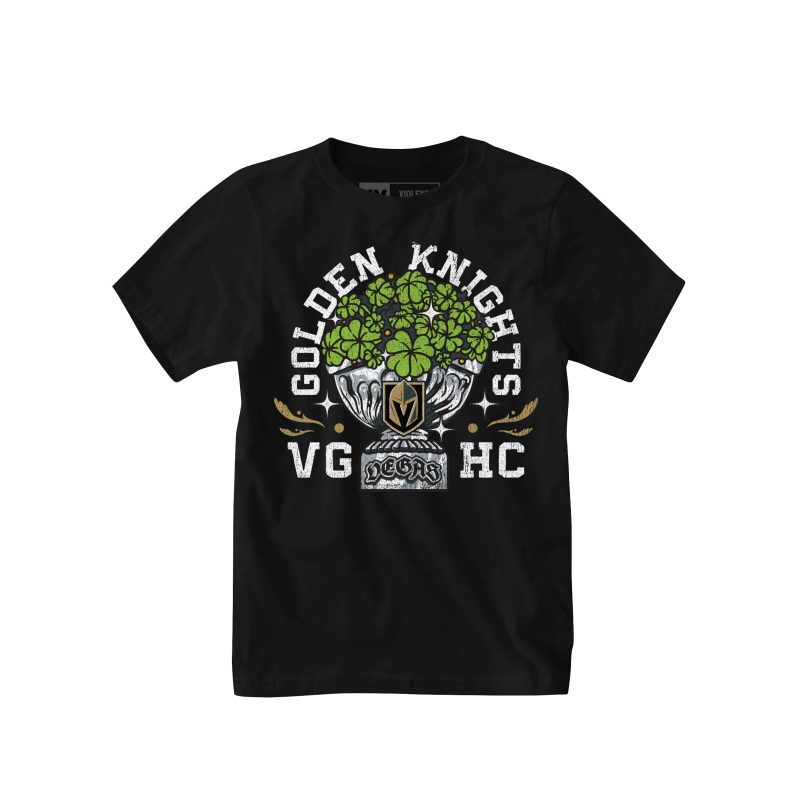 vegas golden knights youth shamrock cup tee shirt 236