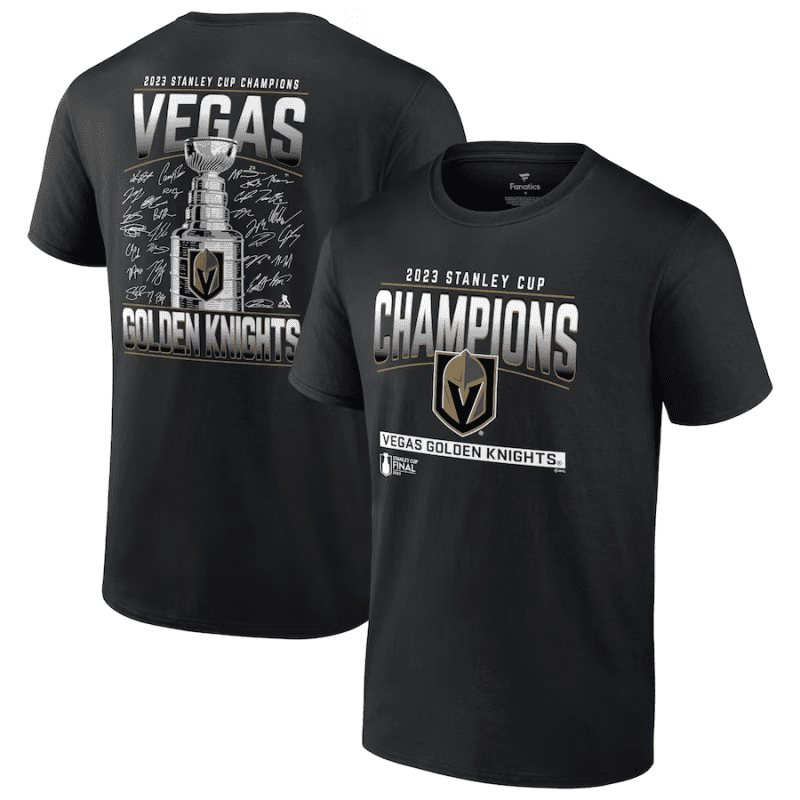 vegas golden knights youth stanley cup champions signature roster tee shirt 442