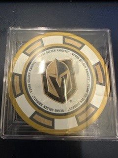 VGK ING Puck Poker Chip Primary - GOLD / OSFA